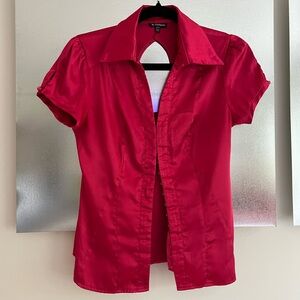 Vintage Le Château Pink Silk Top